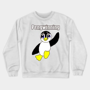 Cute Penguin Pengwinning Crewneck Sweatshirt